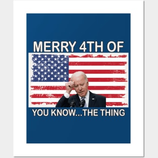 Merry 4th Of You Know...The Thing, Happy 4th Of July Posters and Art